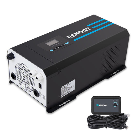 3000W 12V Pure Sine Wave Inverter Charger w/ LCD