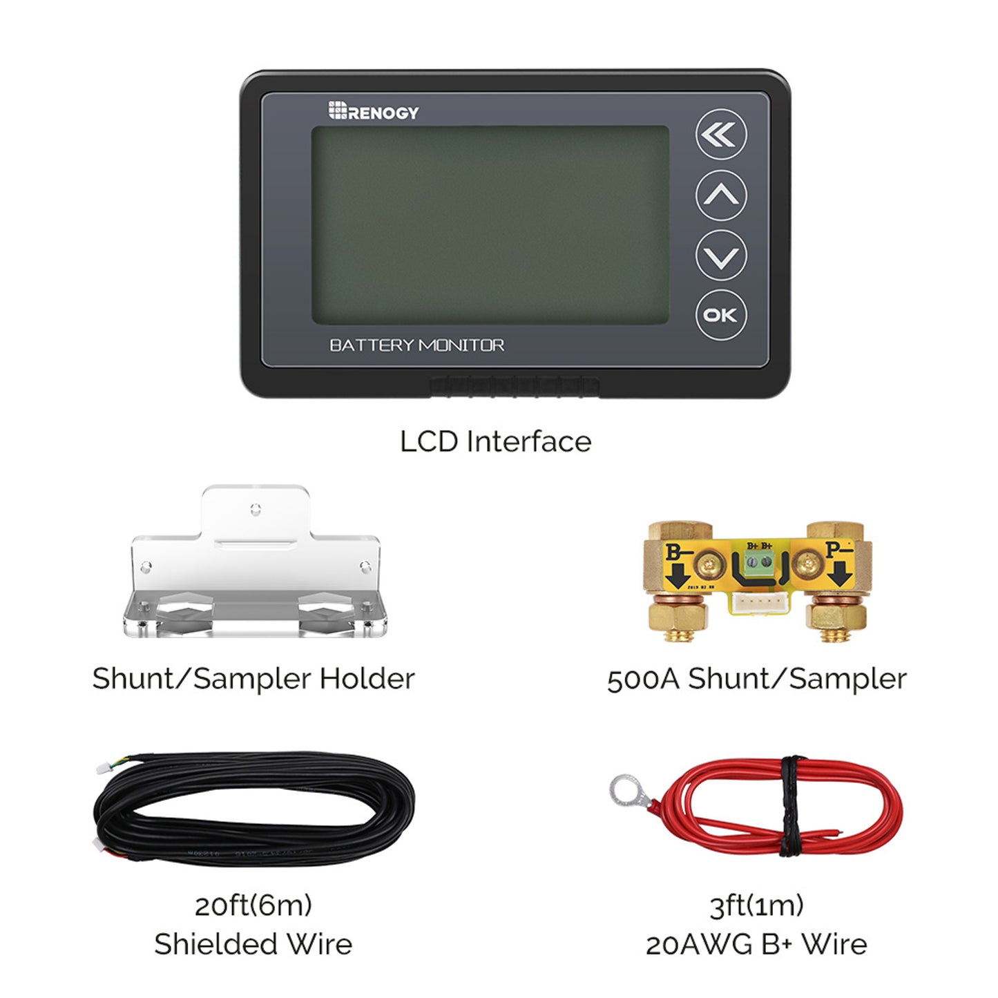 500A Battery Monitor with Shunt