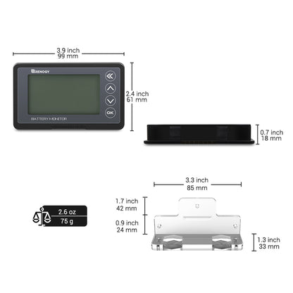 500A Battery Monitor with Shunt