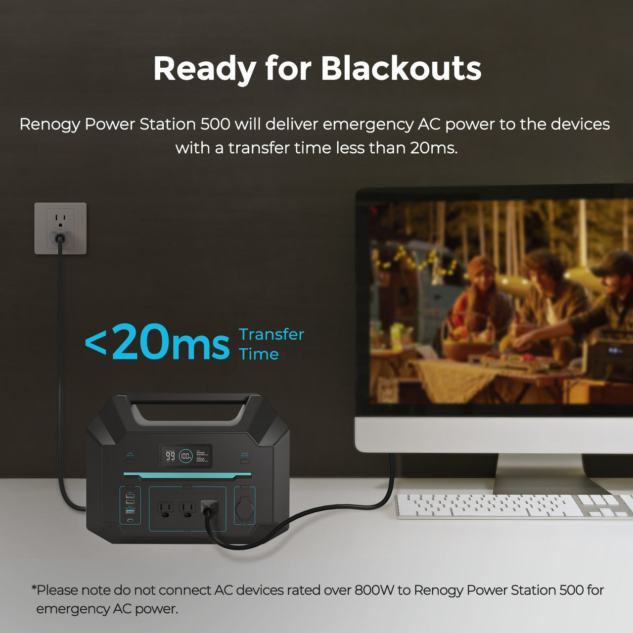 Renogy Portable Power Station 500