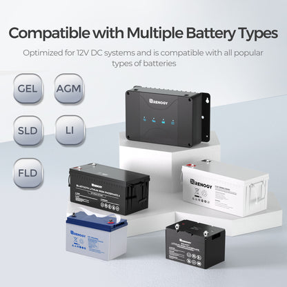 DCC50S 12V 50A Dual Input DC to DC Battery Charger with MPPT