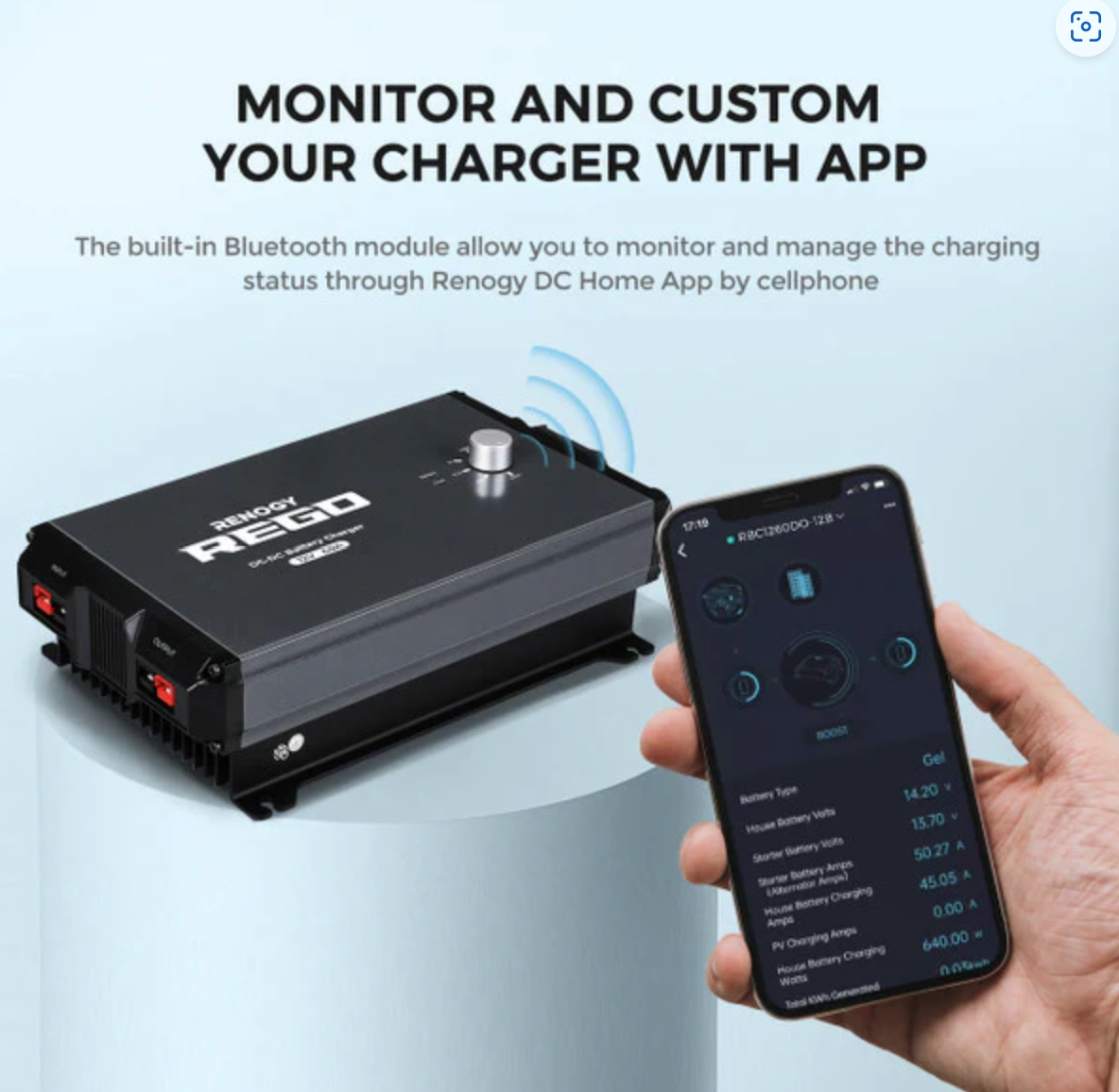 Renogy REGO 12V 60A DC-DC Battery Charger