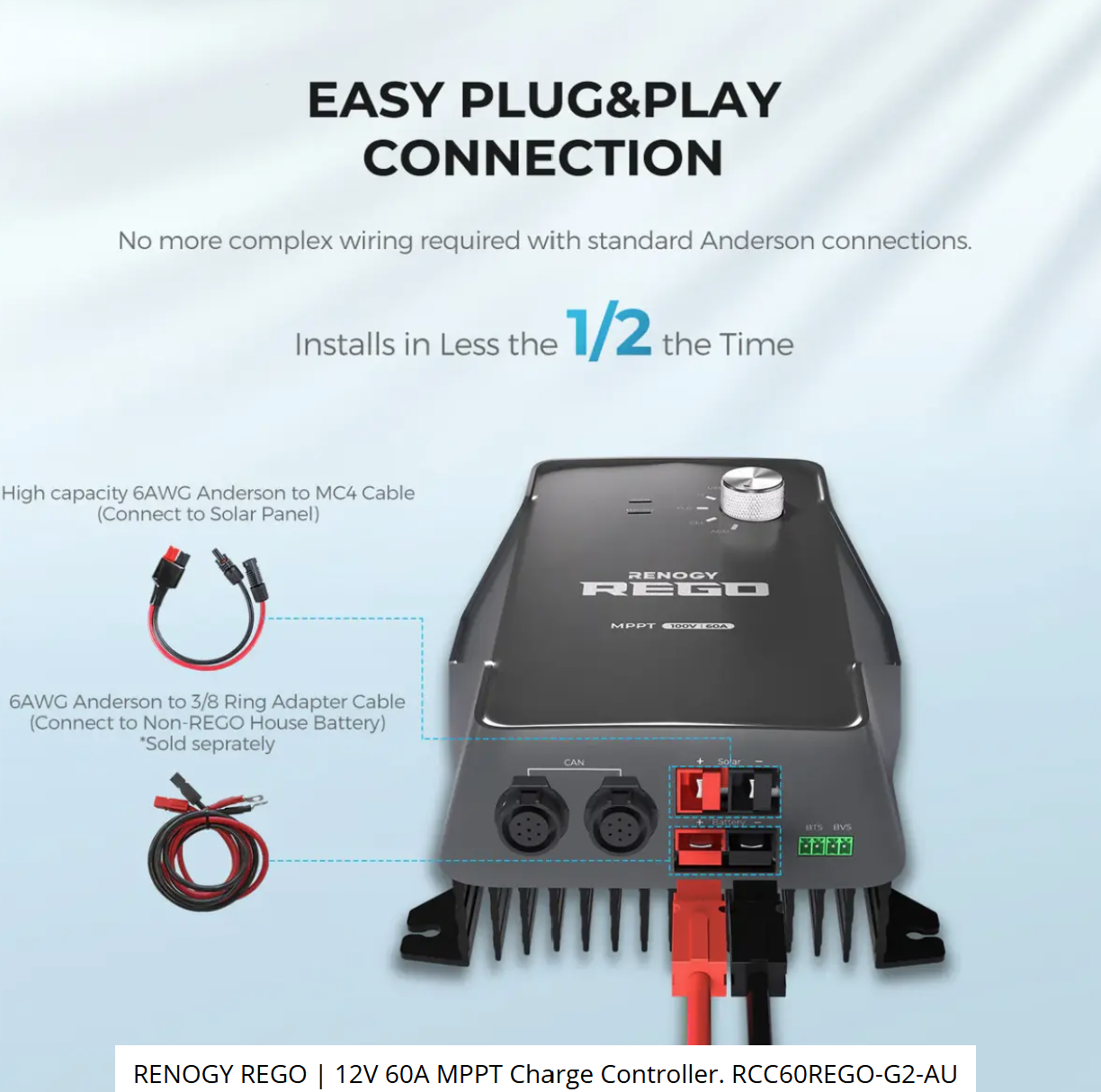 RENOGY REGO 12V 60A MPPT Charge Controller